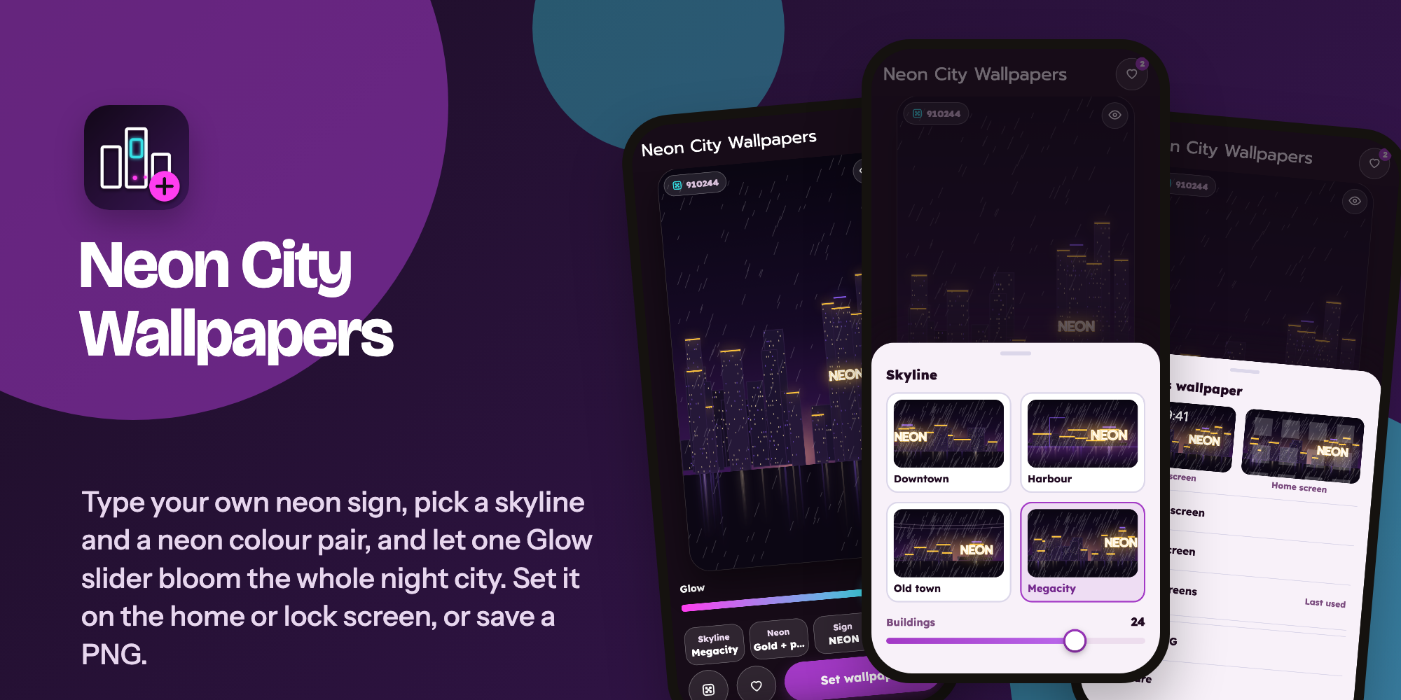 Neon City Wallpapers 1