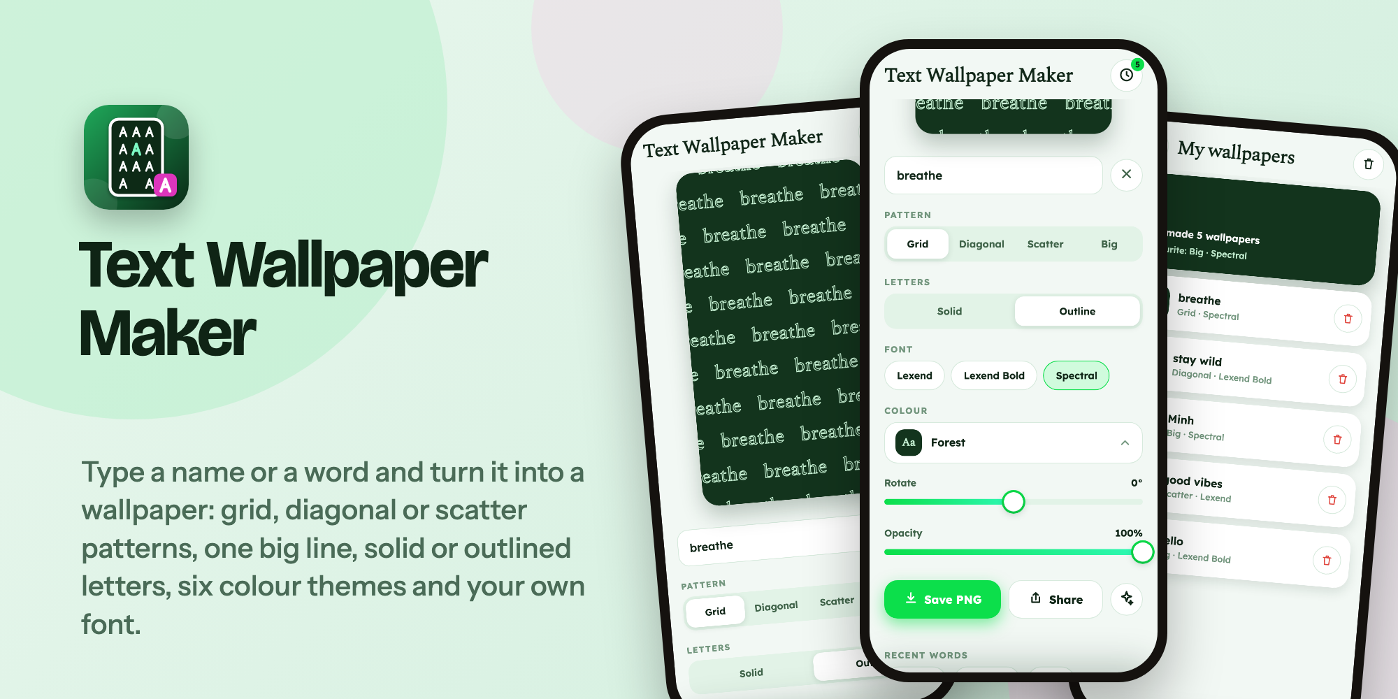 Text Wallpaper Maker 1