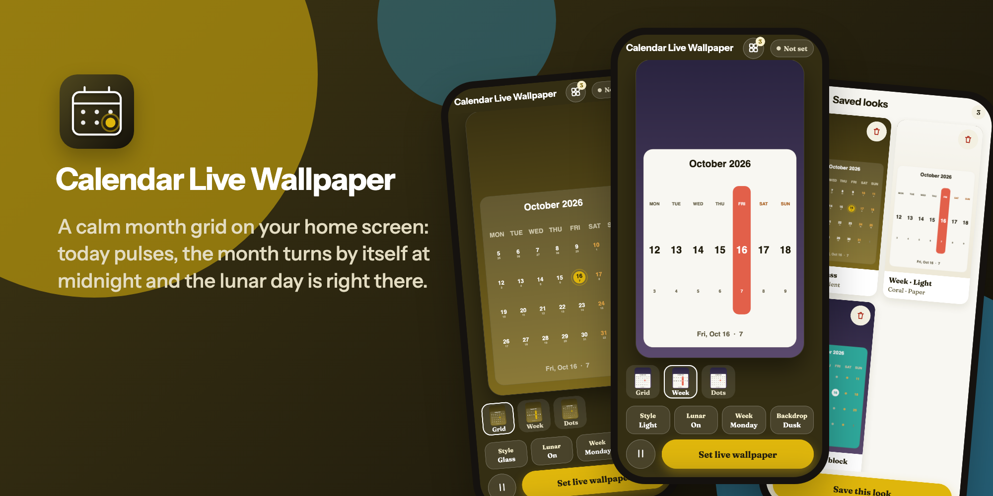 Calendar Live Wallpaper 1